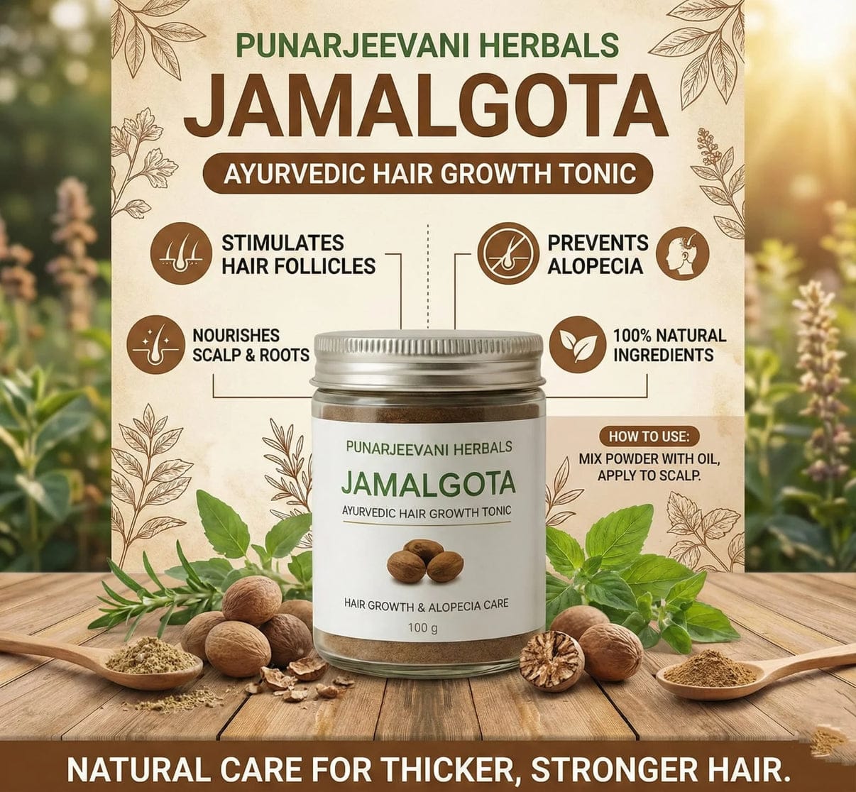 Jamalgota Ayurvedic Hair Growth Tonic