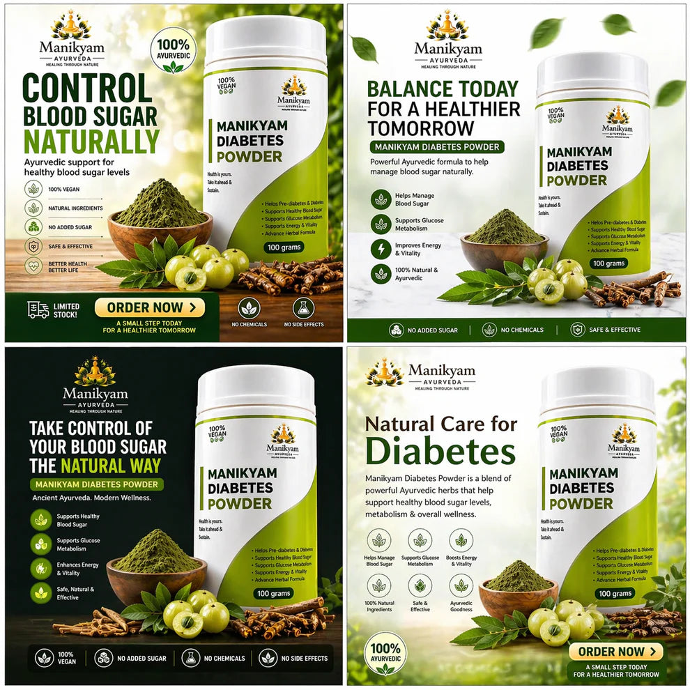 Ayur Herbals DIABETES BLOOD SUGAR POWDER - 15DAYS CHALLENGE